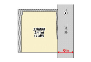 広島市安佐北区倉掛2丁目4土地分譲住宅区画図