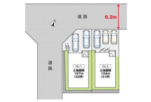 広島市西区井口台1丁目17新築一戸建て分譲住宅区画図