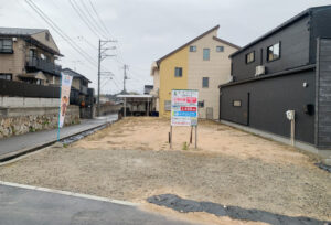 広島市安佐南区山本9丁目9土地分譲住宅現地