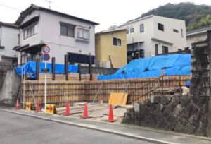 広島市南区黄金山町5新築一戸建て分譲住宅現地