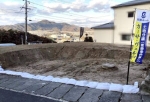 広島市安佐南区相田3丁目43土地分譲住宅現地