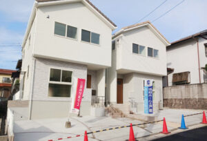 広島市安佐北区真亀3丁目20新築一戸建て分譲住宅外観