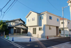 広島市佐伯区八幡3丁目14新築一戸建て分譲住宅外観