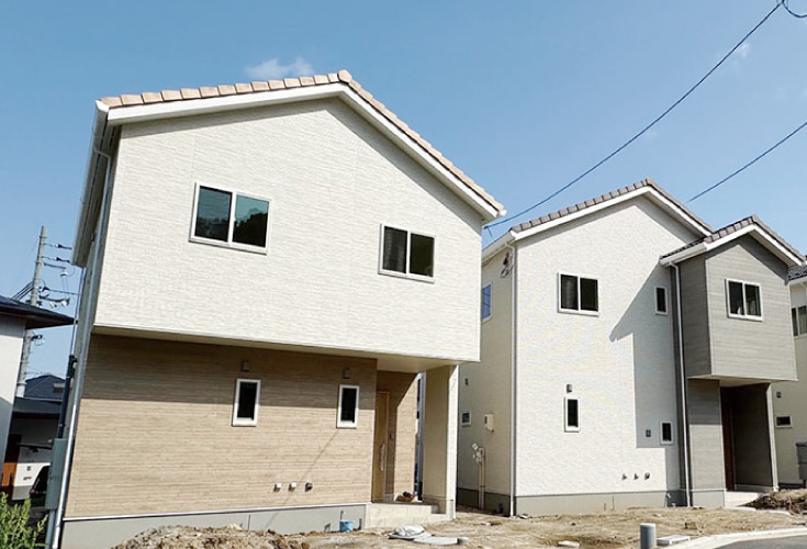 廿日市市下平良字小野377新築一戸建て分譲住宅外観