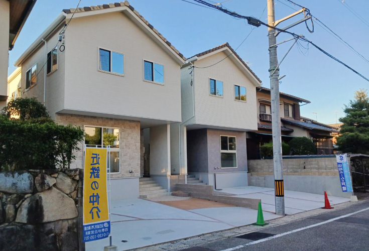 広島市西区山田新町1丁目19新築一戸建て分譲住宅外観