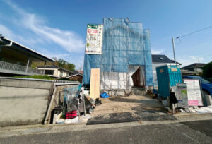 広島市安佐北区落合南1丁目24新築戸建て分譲住宅現地外観