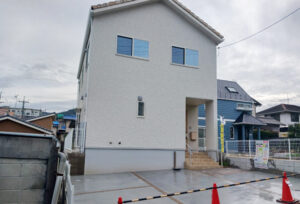 広島市安佐北区落合南1丁目24新築戸建て分譲住宅現地外観