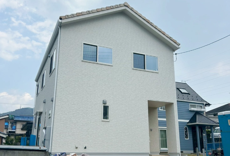 広島市安佐北区落合南1丁目24新築戸建て分譲住宅現地外観