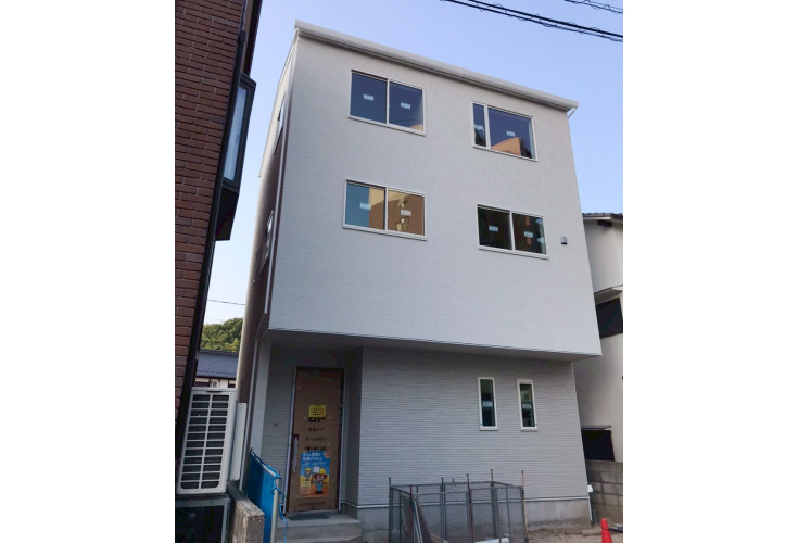 広島市安佐北区口田1丁目17新築戸建て分譲住宅外観