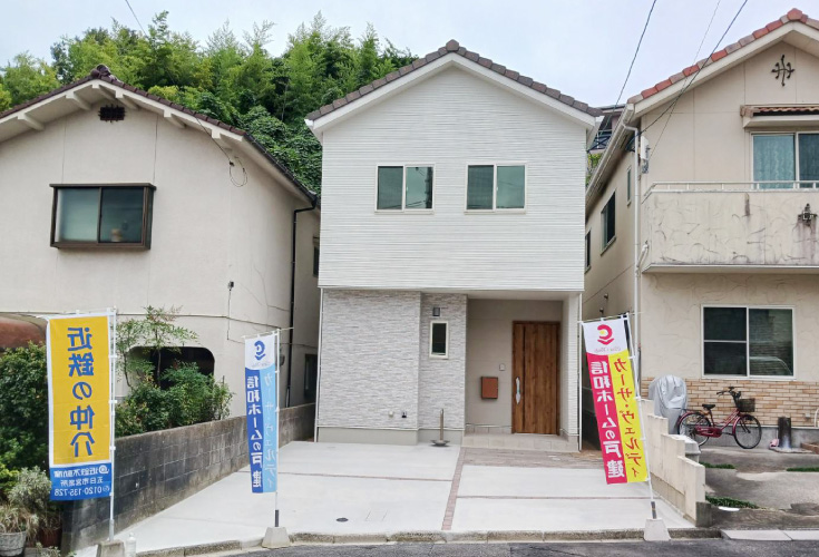 広島市佐伯区三宅3丁目12新築一戸建て分譲住宅外観