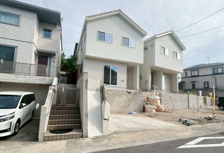 広島市安佐南区長楽寺3丁目11新築一戸建て分譲住宅外観