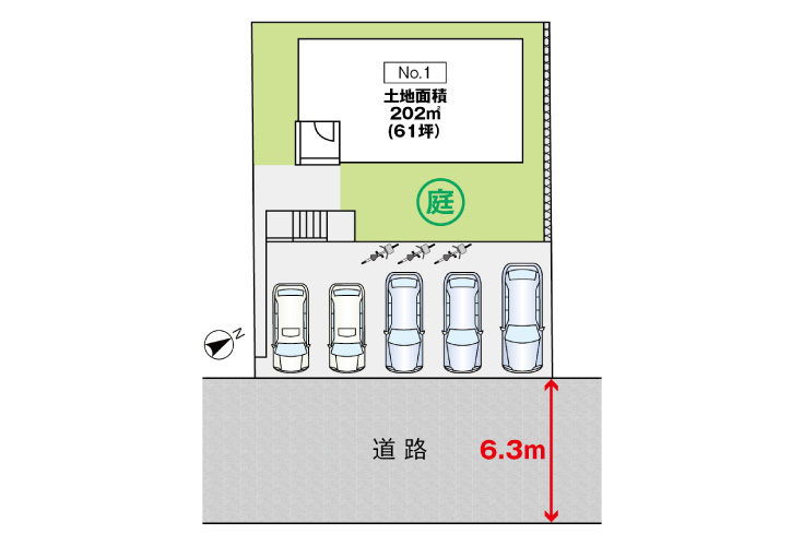 廿日市市阿品4丁目37新築戸建て分譲住宅区画図