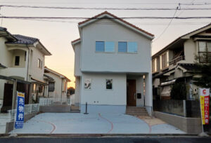 広島市安佐北区落合南3丁目36新築一戸建て分譲住宅外観