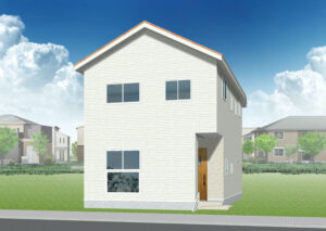 広島市西区井口鈴が台1丁目6新築一戸建て分譲住宅外観