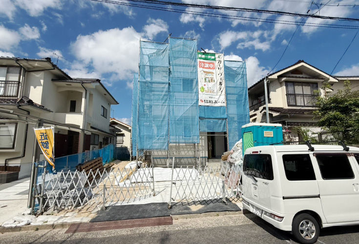 広島市安佐北区落合南3丁目36新築一戸建て分譲住宅外観