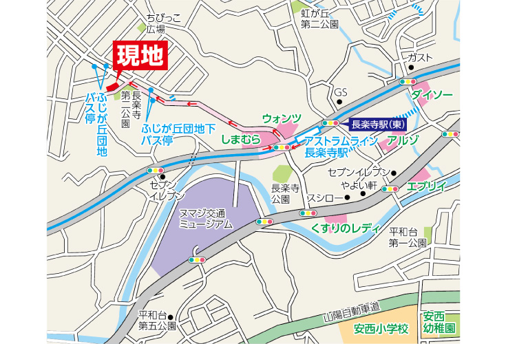 現地案内図