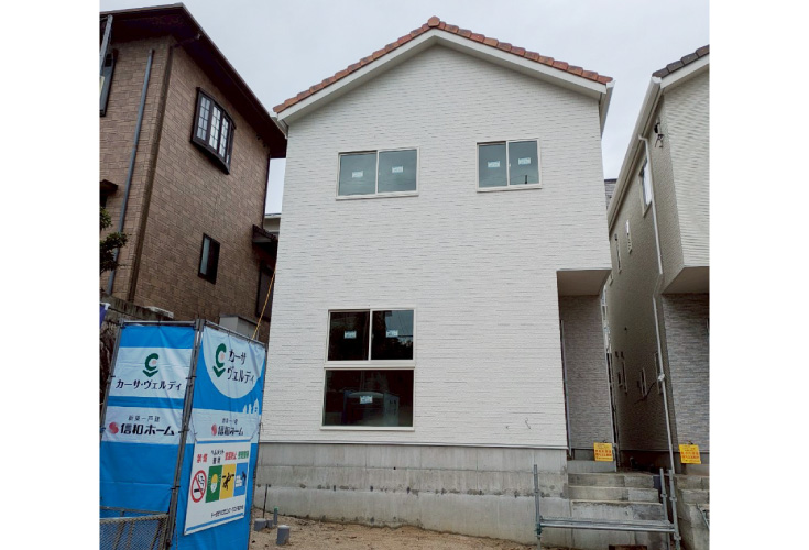 広島市西区井口鈴が台1丁目6新築一戸建て分譲住宅外観