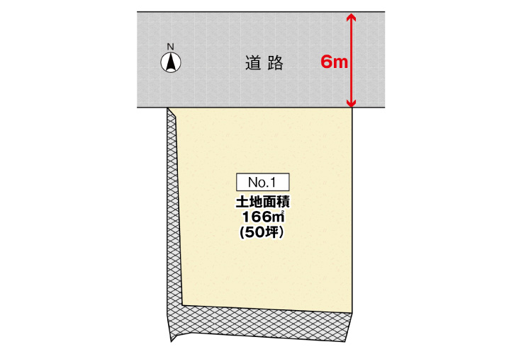 広島市西区己斐大迫3丁目4土地分譲住宅区画図