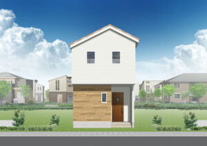 広島市西区井口4丁目21新築一戸建て分譲住宅外観