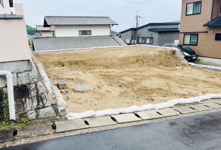 広島市西区己斐大迫3丁目4土地分譲住宅現地