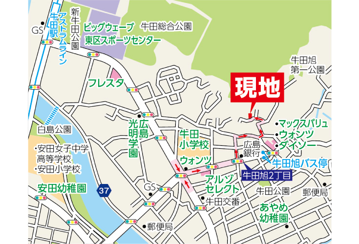 現地案内図
