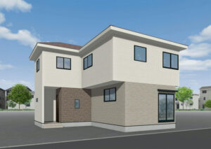 広島市佐伯区観音台1丁目41新築戸建分譲住宅外観