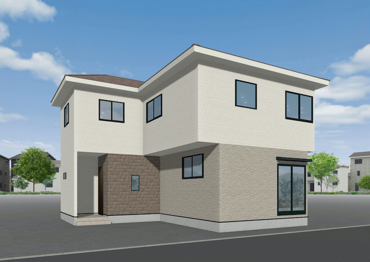 広島市佐伯区観音台1丁目41新築戸建分譲住宅外観