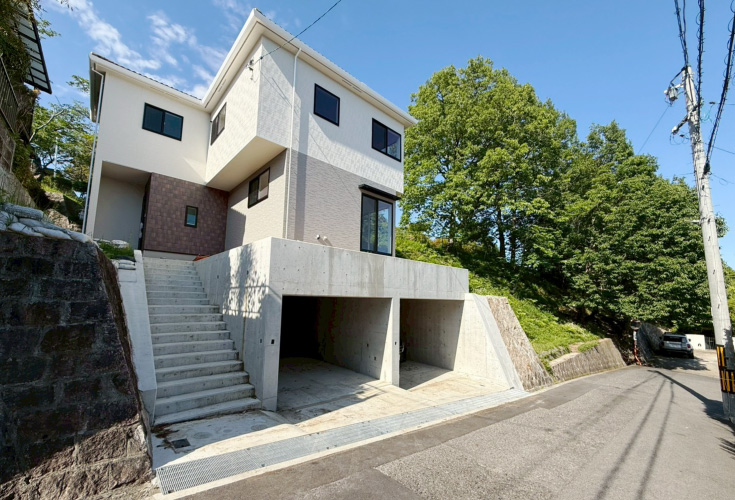 広島市佐伯区観音台1丁目41新築戸建分譲住宅外観