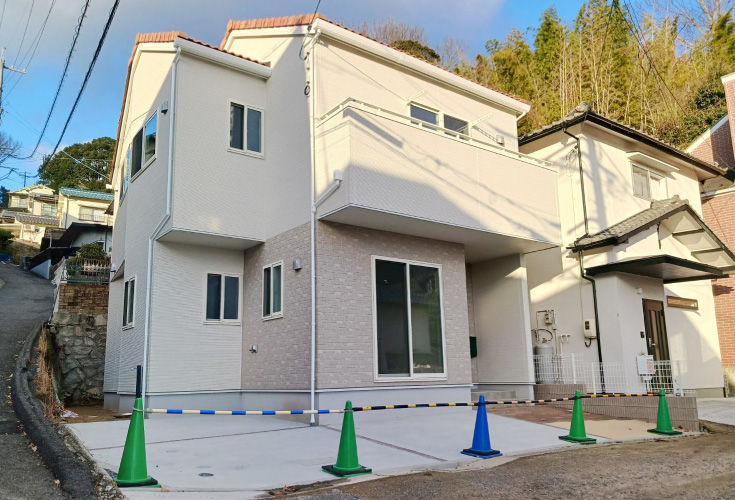 広島市東区上温品3丁目5新築一戸建て分譲住宅外観