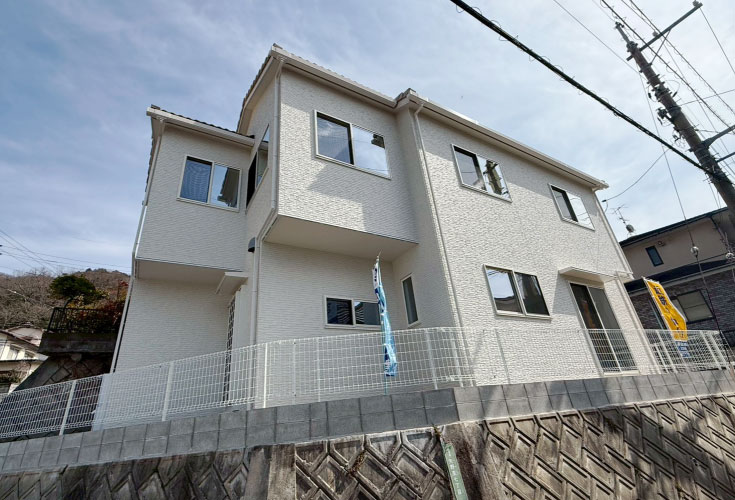 広島市安芸区矢野東7丁目19新築一戸建て分譲住宅外観