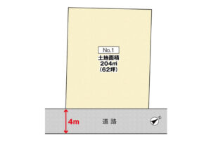 広島市西区己斐上3丁目37土地分譲住宅区画図