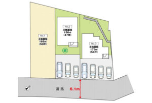 広島市佐伯区観音台1丁目49土地分譲住宅区画図