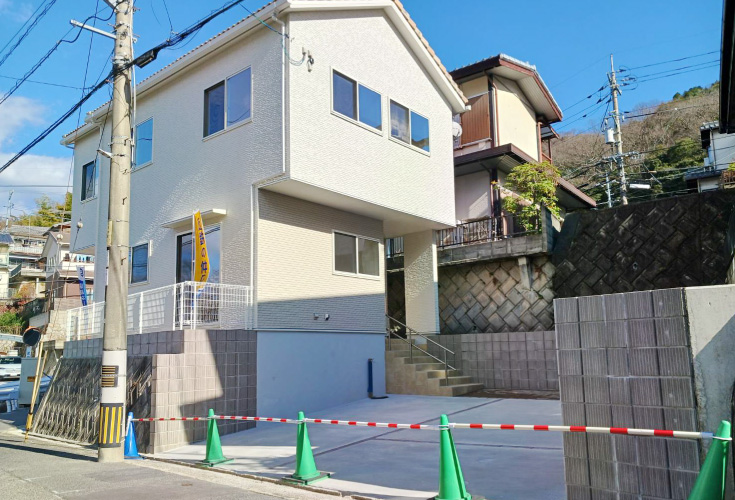 広島市安芸区矢野東7丁目19新築一戸建て分譲住宅外観