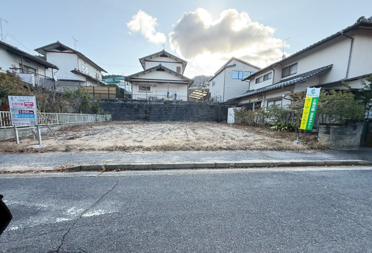 広島市安佐北区口田南9丁目28土地分譲住宅現地
