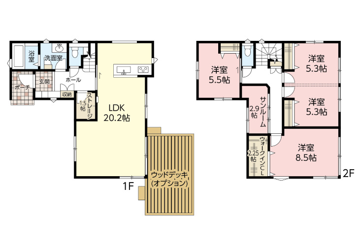 広島市佐伯区観音台1丁目41新築戸建分譲住宅間取り図
