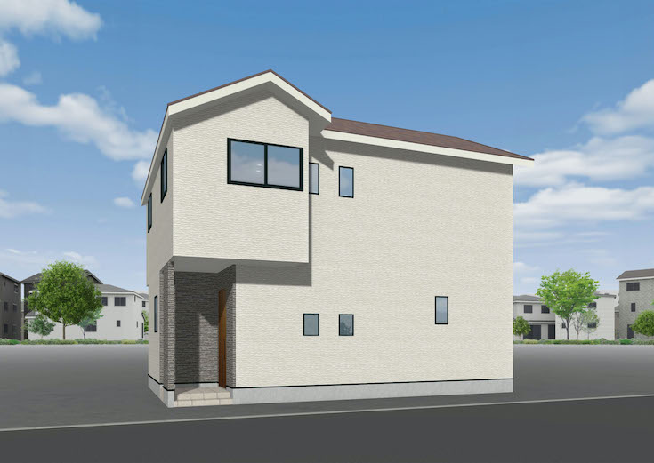 広島市安佐南区上安5丁目19新築一戸建て分譲住宅外観