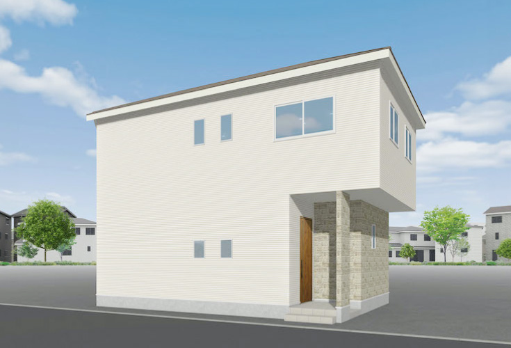 広島市東区戸坂山根3丁目9新築一戸建て分譲住宅外観
