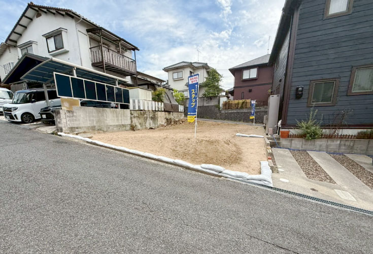 広島市安佐南区長楽寺1丁目37土地分譲住宅現地