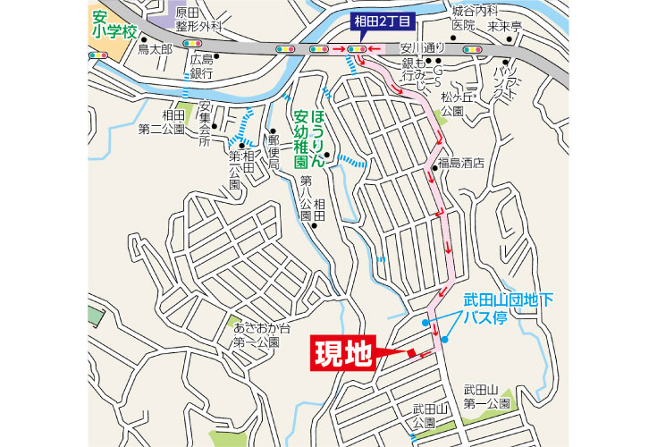 現地案内図