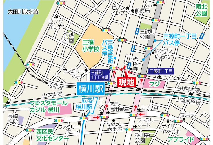 現地案内図