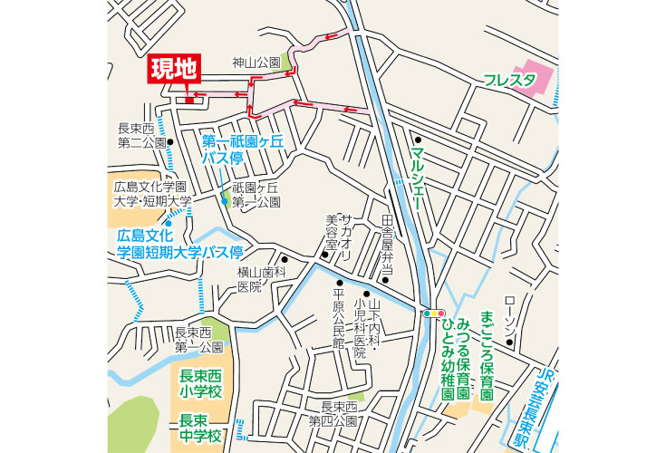 現地案内図