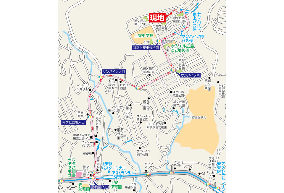 現地案内図