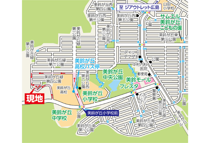 現地案内図