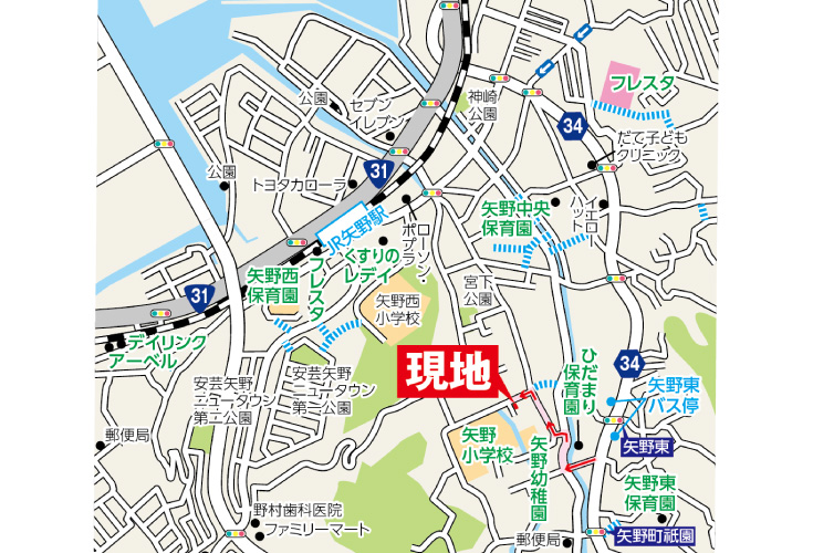 現地案内図