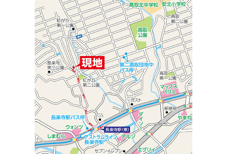 現地案内図