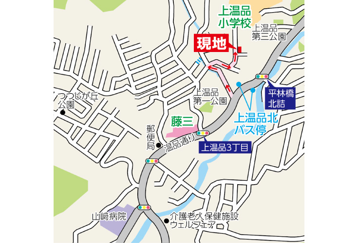 現地案内図
