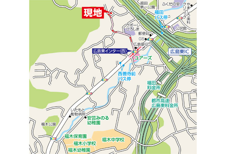 現地案内図