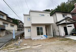 広島市東区上温品3丁目5新築一戸建て分譲住宅外観