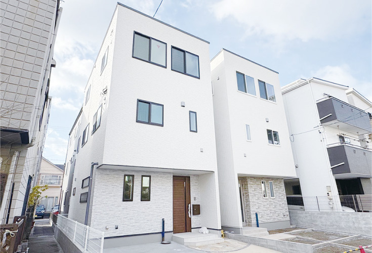 広島市南区宇品神田5丁目11新築一戸建て分譲住宅外観