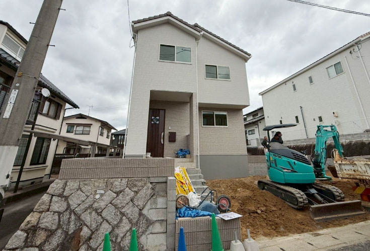 広島市安佐北区倉掛2丁目29土地分譲住宅外観